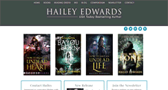 Desktop Screenshot of haileyedwards.net